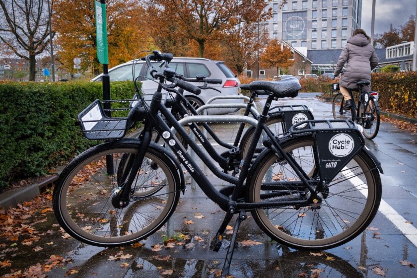 Bikes are also part of WUR's fleet of shared vehicles.